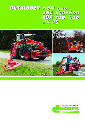 Kosilice za nagib Dücker UNA 500 TTM