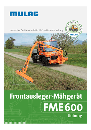 Kosilice za nagib Mulag FME 600