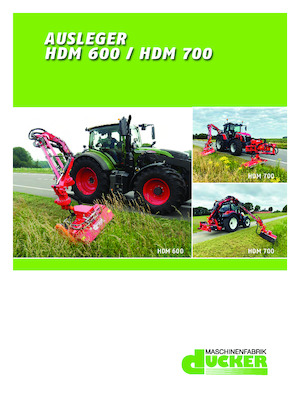 Kosilice za nagib Dücker HDM 600  VMS 1200