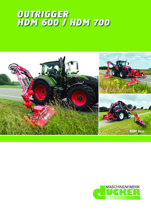 Kosilice za nagib Dücker HDM 600  VMS 1200