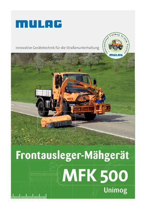 Kosilice za nagib Mulag MFK 500