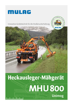 Kosilice za nagib Mulag MHU 800