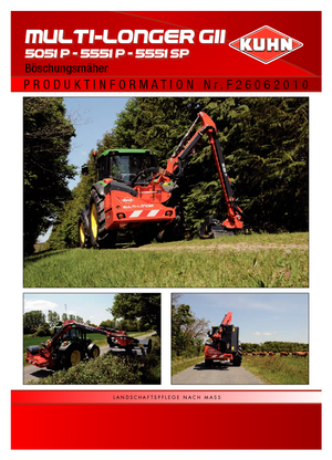 Kosilice za nagib Kuhn Multi-Longer GII HE 5051 P