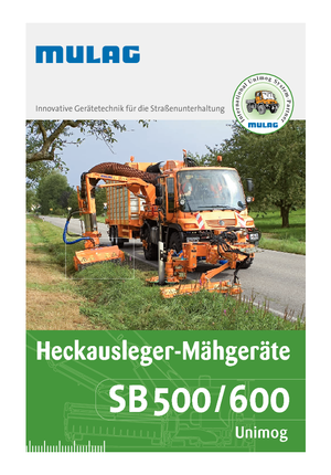 Kosilice za nagib Mulag SB 600
