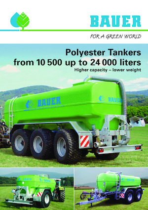 Spremnici za gnojnicu Bauer Irrigation Centrifugal tanker Poly 105 EA SF single axle