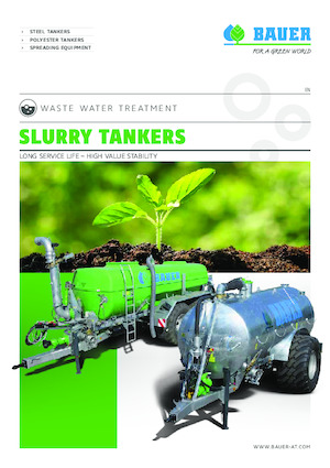 Spremnici za gnojnicu Bauer Irrigation Pump tanker poly 241+ tridem axle