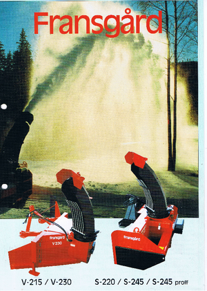 Rezači snijega Fransgard S 245 proff