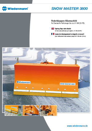 Snježni plugovi Laki Wiedenmann 3800