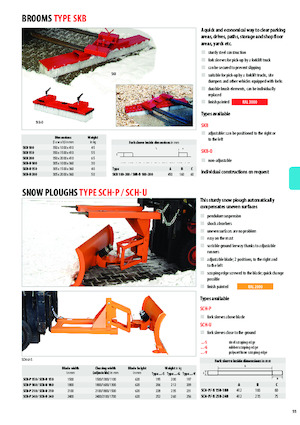 Snježni plugovi Laki Bauer SCH-P 210