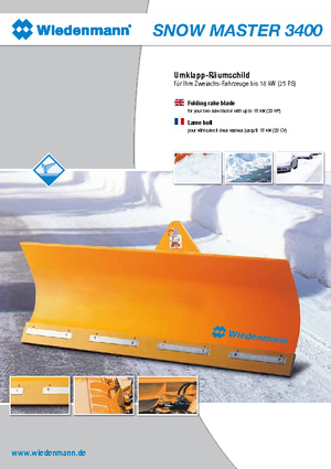 Snježni plugovi Laki Wiedenmann SnowMaster 3408