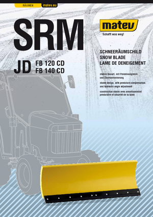 Snježni plugovi Laki Matev SRM-FB 140 CD JD
