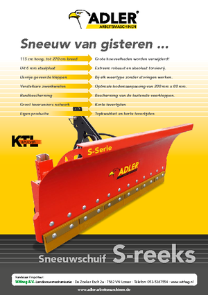 Snježni plugovi s oprugama Adler S 300