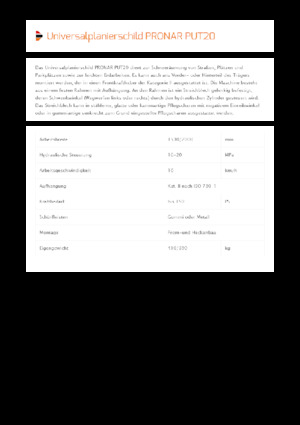 Snježni plugovi s okretnim preklopima Pronar PU-T20