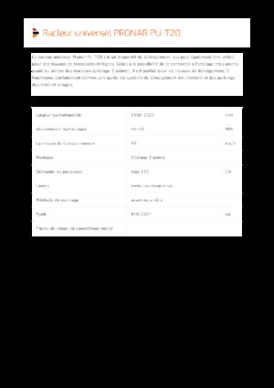 Snježni plugovi s okretnim preklopima Pronar PU-T20