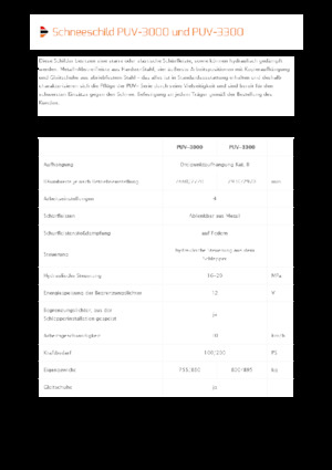 Snježni plugovi s okretnim preklopima Pronar PUV 3300