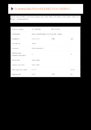 Snježni plugovi s okretnim preklopima Pronar PUV 3600HD