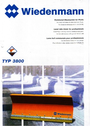 Snježni plugovi Laki Wiedenmann 3800