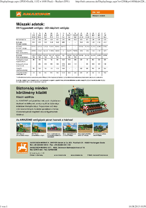 Strojevi za sjetvu Amazone AD 3000 Super RoTec