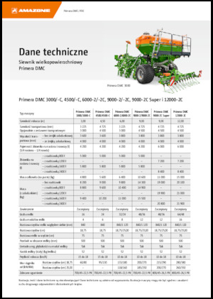 Strojevi za sjetvu Amazone Primera DMC 3000
