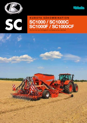 Strojevi za sjetvu Kubota SC1301 e-com