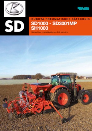 Strojevi za sjetvu Kubota SD3301MP e-bas