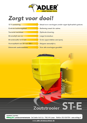 Preklopivi rasipači Adler ST-E 105 Profi