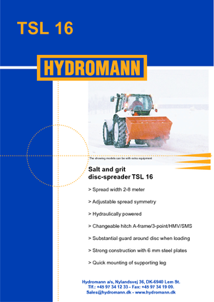 Preklopivi rasipači Hydromann TSL 16