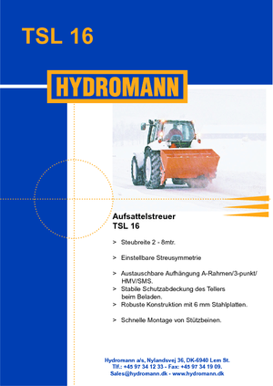 Preklopivi rasipači Hydromann TSL 16