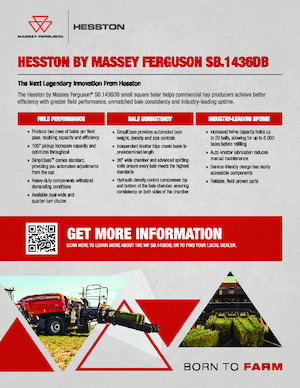 Balirke za četvrtaste bale Massey Ferguson MF SB.1436DB
