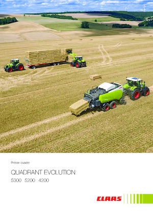Balirke za četvrtaste bale Claas Quadrant 5300 Evolution RC Tandem