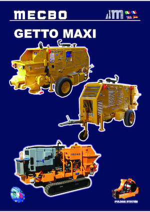 Stacionarne betonske pumpe Mecbo Getto Maxi