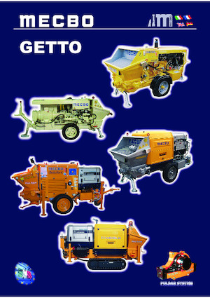 Stacionarne betonske pumpe Mecbo Getto P2.800 H