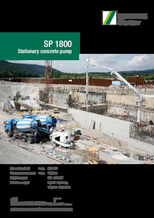 Stacionarne betonske pumpe SCHWING-Stetter SP 1800 D
