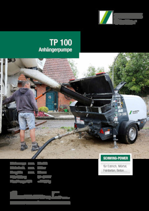Stacionarne betonske pumpe SCHWING-Stetter TP 100 D