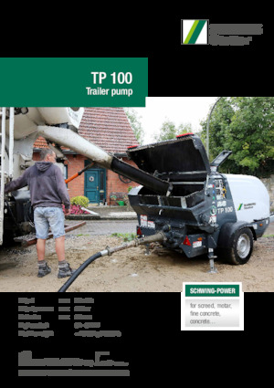 Stacionarne betonske pumpe SCHWING-Stetter TP 100 D