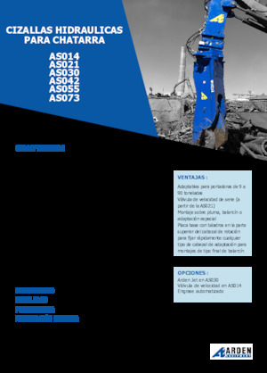 Rezači čeličnog otpada Arden AS042