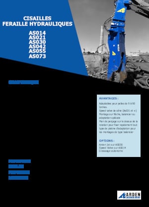 Rezači čeličnog otpada Arden AS042