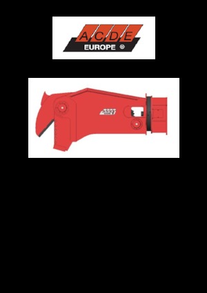 Rezači čeličnog otpada ACDE ATC40