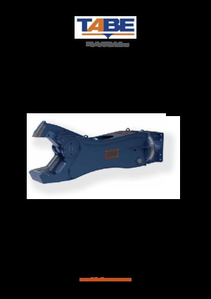 Rezači čeličnog otpada TABE CHT 130 