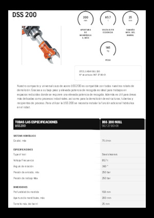 Rezači čeličnog otpada Husqvarna DSS 200