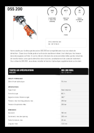Rezači čeličnog otpada Husqvarna DSS 200