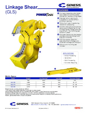 Rezači čeličnog otpada Genesis GLS 90