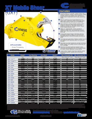 Rezači čeličnog otpada Genesis GXT 995R