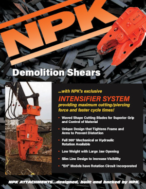 Rezači čeličnog otpada NPK K-7JR