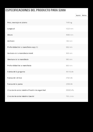 Rezači čeličnog otpada Caterpillar S2090