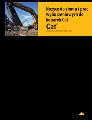 Rezači čeličnog otpada Caterpillar S2070
