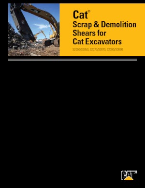 Rezači čeličnog otpada Caterpillar S3090
