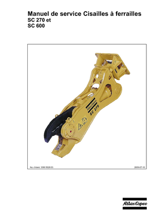 Rezači čeličnog otpada Atlas Copco SC 270