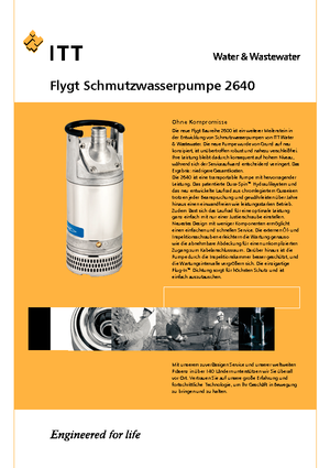 Kanalizacijske pumpe Flygt-Pumpen 2640 LR 251