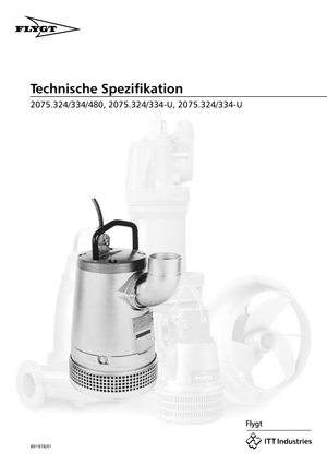 Kanalizacijske pumpe Flygt-Pumpen BIBO 2075 LR 271